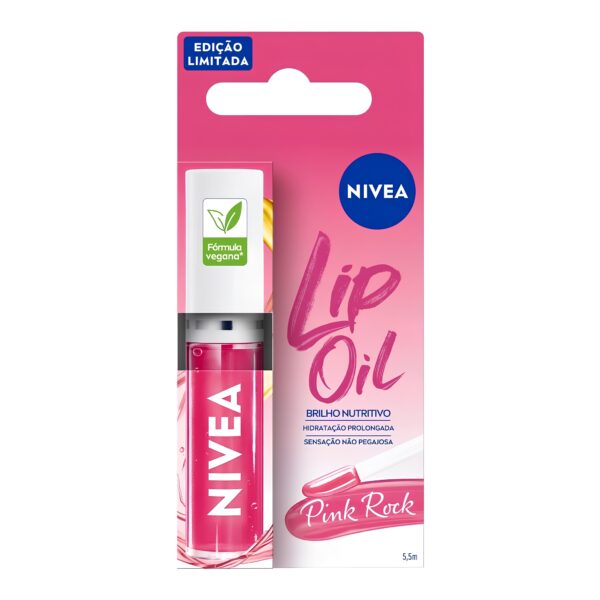 Lip Oil NIVEA - Pink Rock 5,5ml - Imagem 3