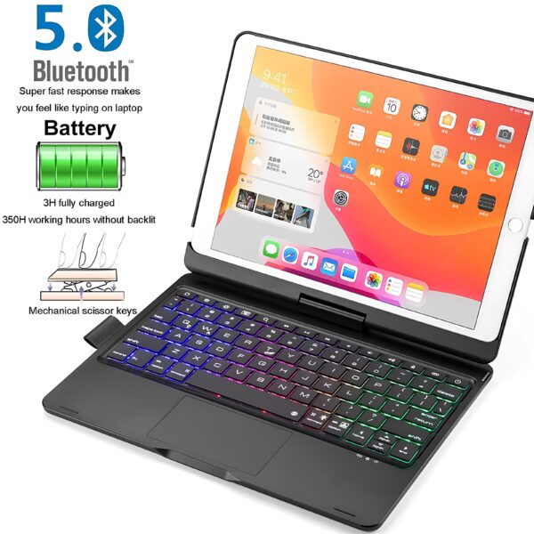 Capa/Teclado iPad - Imagem 2